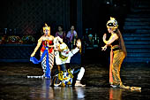 Ramayana ballet at Prambanan. 